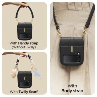 Akcija! Dėklas Spigen LIENAR CALIN GALAXY FLIP 4 juodas 12 Akcija! Dėklas Spigen LIENAR CALIN GALAXY FLIP 4 juodas 12