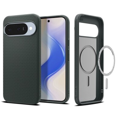 Google Pixel 10 / 10 Pro dėklas Spigen Liquid Air – žalias