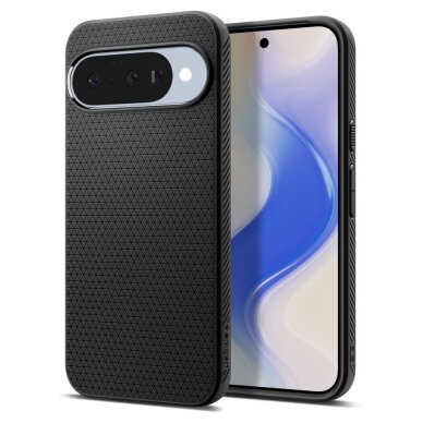 Google Pixel 10 / 10 Pro dėklas Spigen Liquid Air – matinės juodos