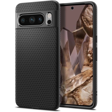 Spigen Liquid Air dėklas Google Pixel 8 Pro - matinis juodas