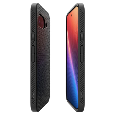 Spigen Liquid Air dėklas Google Pixel 9A - matinės juodos 6