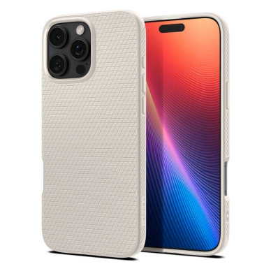 Spigen Liquid Air Dėklas iPhone 16 Pro Max - Titano spalvos Spigen Liquid Air Dėklas iPhone 16 Pro Max - Titano spalvos