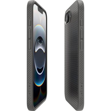 iPhone 16e dėklas Spigen Liquid Air – pilkas 5