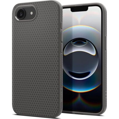 iPhone 16e dėklas Spigen Liquid Air – pilkas