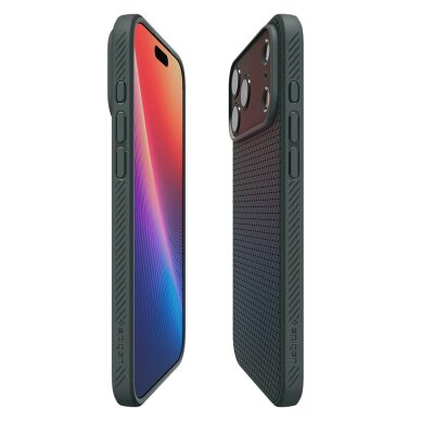 iPhone 17 [Pro] dėklas Spigen Liquid Air – žalios spalvos 7