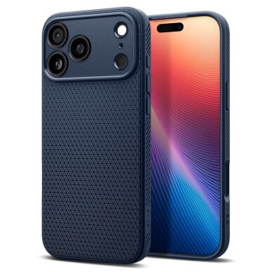 iPhone 17 Pro Max Spigen Liquid Air dėklas – mėlynas