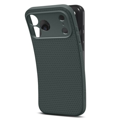 iPhone 17 Pro Max Spigen Liquid Air dėklas – žalias 5 iPhone 17 Pro Max Spigen Liquid Air dėklas – žalias 5