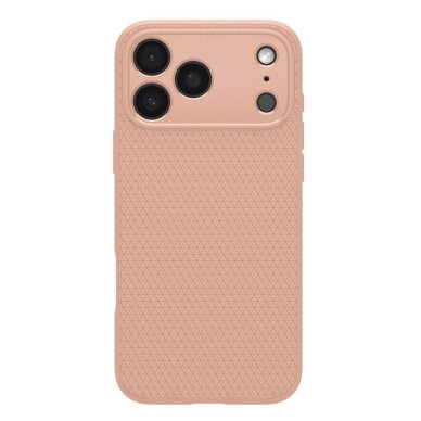 iPhone 17 Pro Spigen Liquid Air dėklas – rožinis titaninis 3