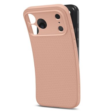 iPhone 17 Pro Spigen Liquid Air dėklas – rožinis titaninis 5
