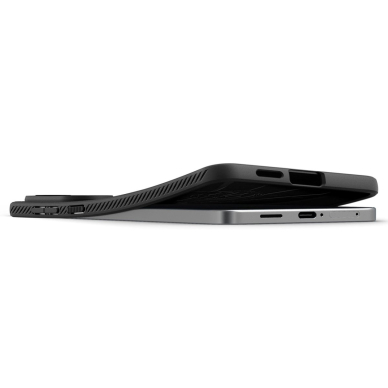 Samsung Galaxy S25 Edge Spigen Liquid Air dėklas - juodas 11