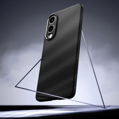 Samsung Galaxy S25 Edge Spigen Liquid Air dėklas - juodas 14