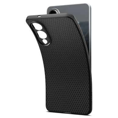 Samsung Galaxy S25 Edge Spigen Liquid Air dėklas - juodas 6