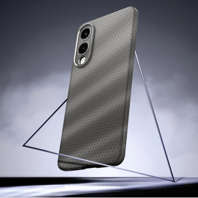 Samsung Galaxy S25 Edge Spigen Liquid Air dėklas - pilkas 14