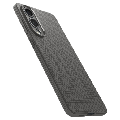 Samsung Galaxy S25 Edge Spigen Liquid Air dėklas - pilkas 8