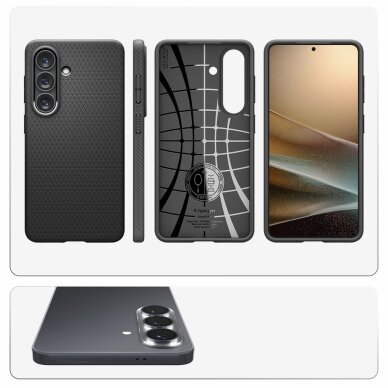 Samsung Galaxy S26 Spigen Liquid Air dėklas – juodas 14