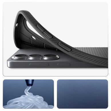 Samsung Galaxy S26 Spigen Liquid Air dėklas – juodas 15 Samsung Galaxy S26 Spigen Liquid Air dėklas – juodas 15