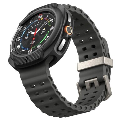 Samsung Galaxy Watch 8 Classic 46mm dėklas Spigen Liquid Air – juodas 6