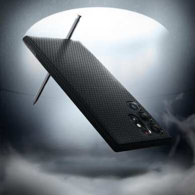 SAMSUNG GALAXY S22 ULTRA DĖKLAS SPIGEN LIQUID AIR MATTE JUODAS 6 SAMSUNG GALAXY S22 ULTRA DĖKLAS SPIGEN LIQUID AIR MATTE JUODAS 6