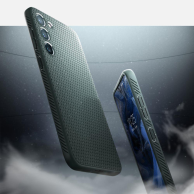 Akcija! Dėklas Spigen LIQUID AIR GALAXY S23 Žalias  11