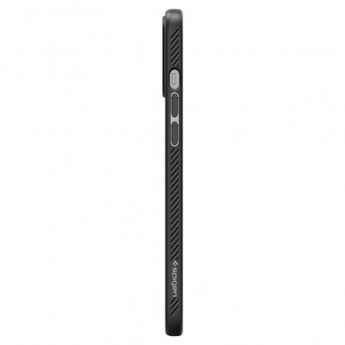 Aukštos Kokybės Dėklas Spigen Liquid Air Iphone 12 Pro / Iphone 12 Matinis Juodas 3