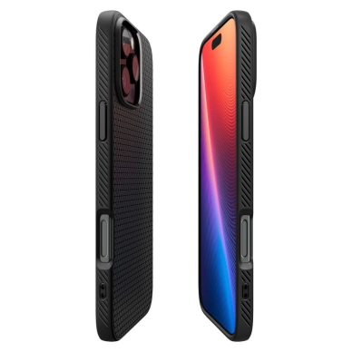 Spigen Liquid Air iPhone 16 Pro Dėklas - Juodas 5 Spigen Liquid Air iPhone 16 Pro Dėklas - Juodas 5
