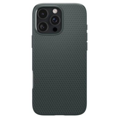 Spigen Liquid Air iPhone 16 Pro Dėklas - Žalias 1 Spigen Liquid Air iPhone 16 Pro Dėklas - Žalias 1