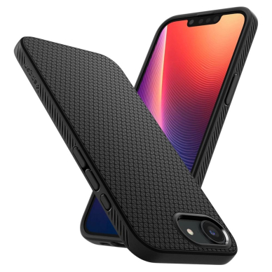 Spigen Liquid Air iPhone 16e Dėklas - Matinis Juodas 8