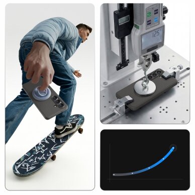 Samsung Galaxy S26+ Spigen Liquid Air Mag MagSafe dėklas – pilkas 18 Samsung Galaxy S26+ Spigen Liquid Air Mag MagSafe dėklas – pilkas 18