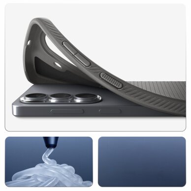 Samsung Galaxy S26+ Spigen Liquid Air Mag MagSafe dėklas – pilkas 19