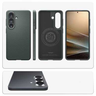 Samsung Galaxy S26+ Spigen Liquid Air Mag MagSafe dėklas – žalias 17 Samsung Galaxy S26+ Spigen Liquid Air Mag MagSafe dėklas – žalias 17