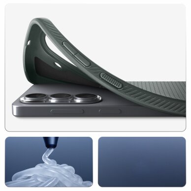 Samsung Galaxy S26+ Spigen Liquid Air Mag MagSafe dėklas – žalias 19