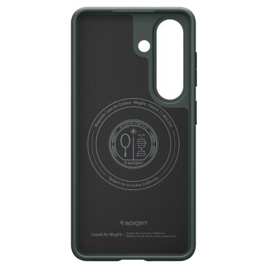 Samsung Galaxy S26+ Spigen Liquid Air Mag MagSafe dėklas – žalias 3