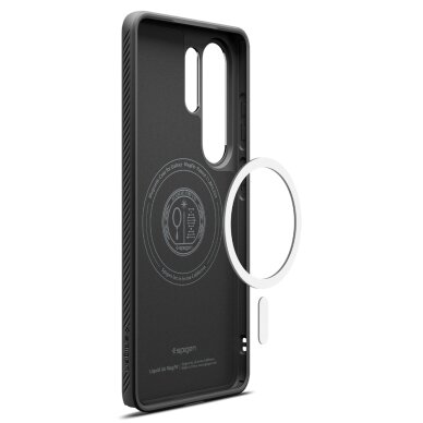 Samsung Galaxy S26 Ultra Spigen Liquid Air Mag MagSafe dėklas – juodas 16