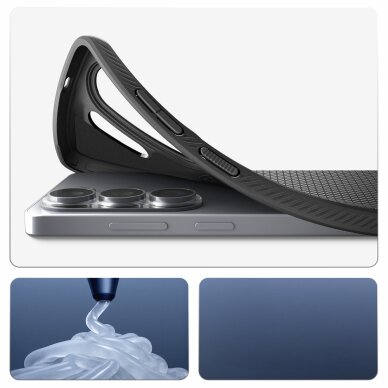 Samsung Galaxy S26 Ultra Spigen Liquid Air Mag MagSafe dėklas – juodas 17