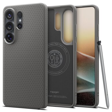 Samsung Galaxy S26 Ultra Spigen Liquid Air Mag MagSafe dėklas – pilkas 1