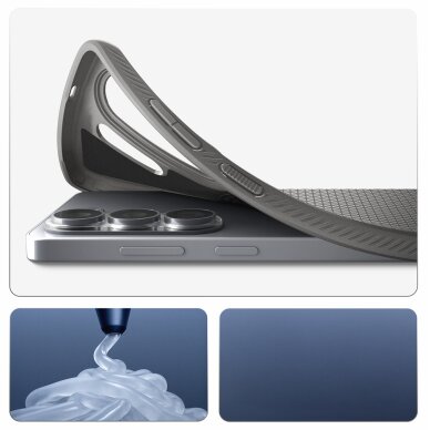 Samsung Galaxy S26 Ultra Spigen Liquid Air Mag MagSafe dėklas – pilkas 17