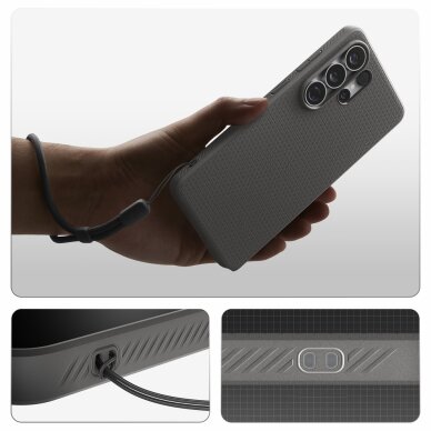 Samsung Galaxy S26 Ultra Spigen Liquid Air Mag MagSafe dėklas – pilkas 20