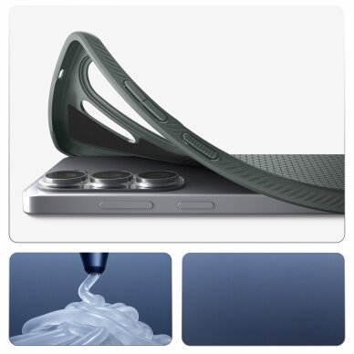 Samsung Galaxy S26 Ultra Spigen Liquid Air Mag MagSafe dėklas – žalias 18