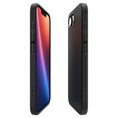 Spigen Liquid Air Mag MagSafe iPhone 16e Dėklas - Matinis Juodas 7