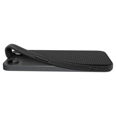 Spigen Liquid Air Mag MagSafe iPhone 16e Dėklas - Matinis Juodas 9