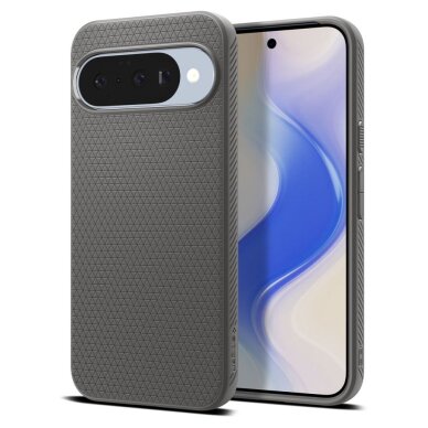 Google Pixel 10 / 10 Pro dėklas Spigen Liquid Air, MagSafe – pilkas 1