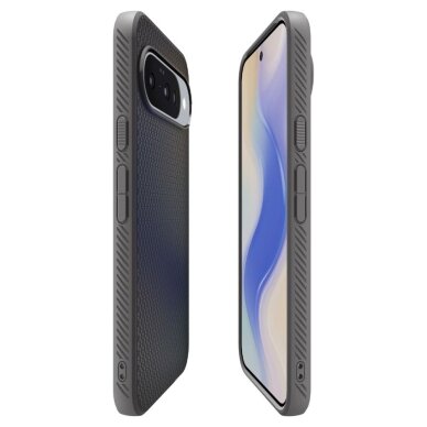Google Pixel 10 / 10 Pro dėklas Spigen Liquid Air, MagSafe – pilkas 6