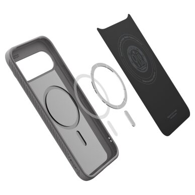 Google Pixel 10 / 10 Pro dėklas Spigen Liquid Air, MagSafe – pilkas 7