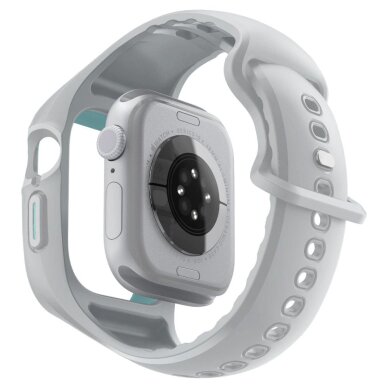 Apple Watch 10 46mm Spigen Liquid Air Pro dirželis – pilkas 10 Apple Watch 10 46mm Spigen Liquid Air Pro dirželis – pilkas 10