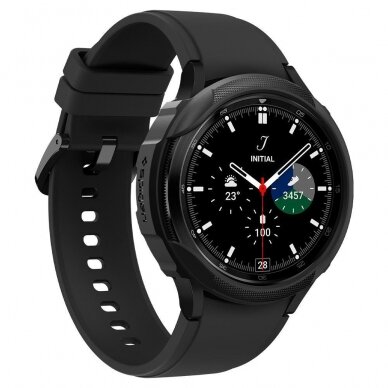 AKCIJA! Ekrano Apsauga SPIGEN LIQUID AIR SAMSUNG GALAXY WATCH 4 CLASSIC 46 MM Matinis Juodas 2 AKCIJA! Ekrano Apsauga SPIGEN LIQUID AIR SAMSUNG GALAXY WATCH 4 CLASSIC 46 MM Matinis Juodas 2
