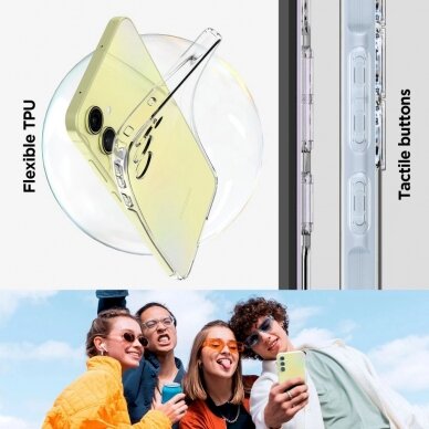 Dėklas Spigen Liquid Crystal case for Samsung Galaxy A55 5G - Permatomas 23