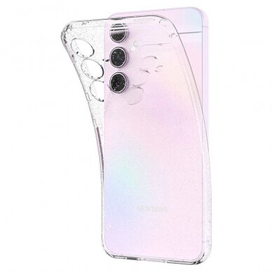 Dėklas Spigen Liquid Crystal case for Samsung Galaxy A55 5G - Permatomas Blizgus 11