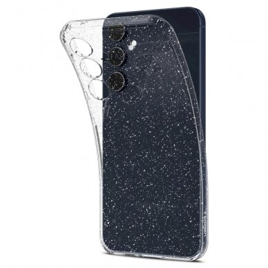 Dėklas Spigen Liquid Crystal case for Samsung Galaxy A55 5G - Permatomas Blizgus 12