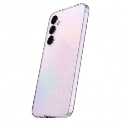 Dėklas Spigen Liquid Crystal case for Samsung Galaxy A55 5G - Permatomas Blizgus 16