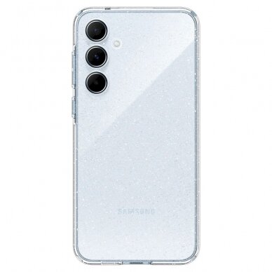 Dėklas Spigen Liquid Crystal case for Samsung Galaxy A55 5G - Permatomas Blizgus 7